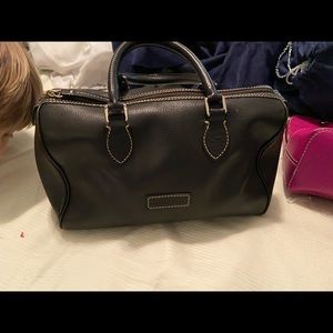 Brown leather Dooney and Bourke handbag